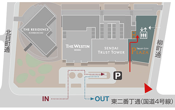 仙台トラストタワー アクセス